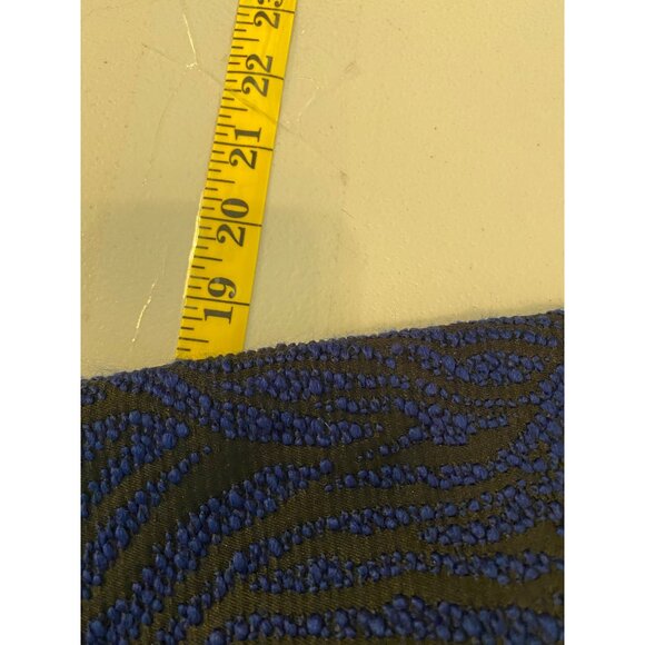 Tahari Womens Blue & Black Sleeveless A-Line Dress Small - Picture 8 of 8